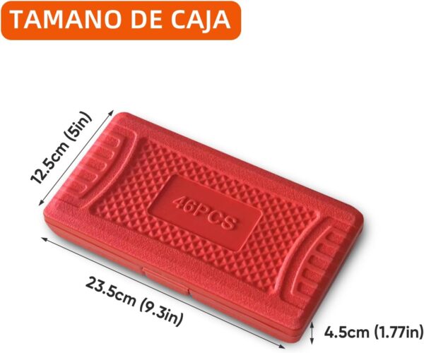 Kit Chaves Soquetes 46 Peças Catraca Jogo Allen Torx - Image 11